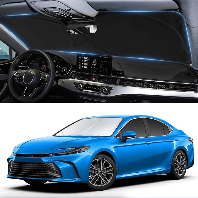Sunshade for 2025 2026 Camry LE XLE Hybrid SE XSE Sedan Summer Interior by INSAUTO