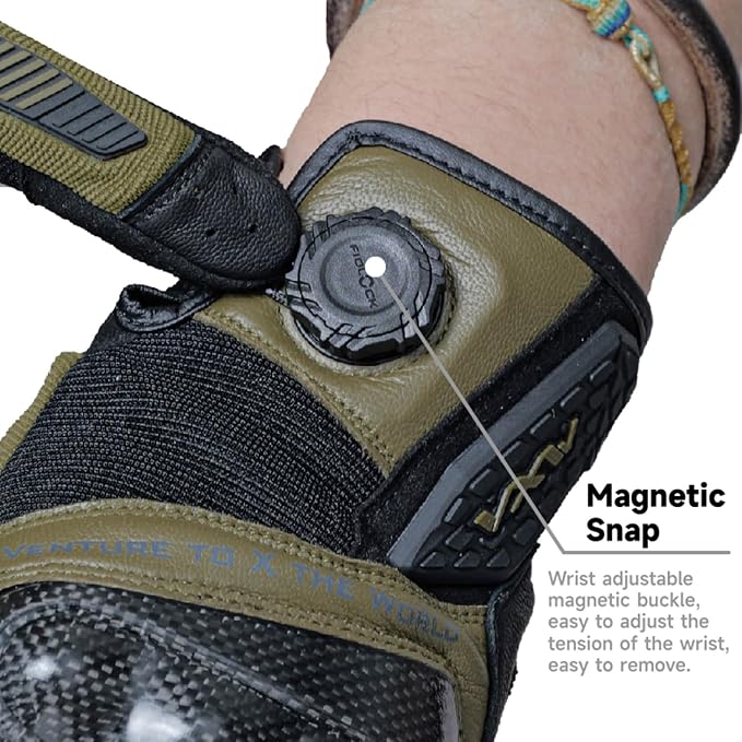 VXW High Protection Motorcycle Gloves - Image 7