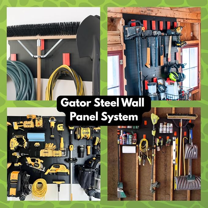 GATOR MAGNETICS Wall Panel Storage & Organization System Kit- Includes 3 Wall - Image 2