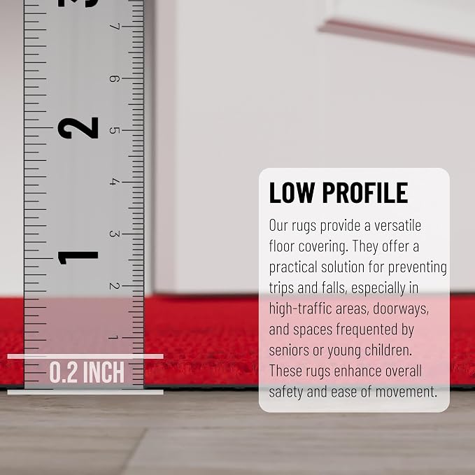 Ottomanson Mud Mat 3' x 3'11" Entryway Rug - Image 6
