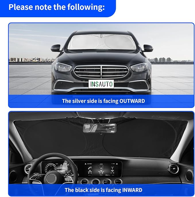 for 2025 E350 Windshield Sun Shade SunShades - Image 3