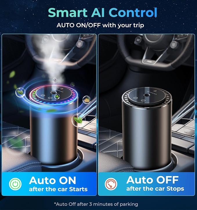 Smart Car Air Fresheners, New Smell Experience Car Freshener Essential Oil - Image 3