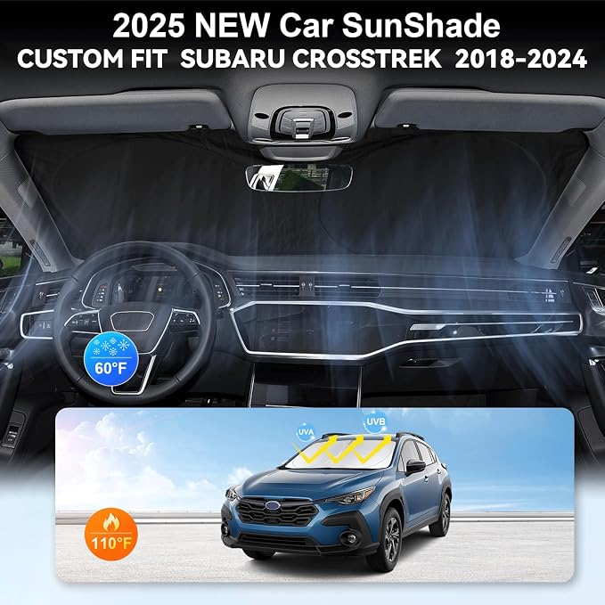 Custom Fit 2025 2026 Crosstrek Wagon Sunshade - Image 4