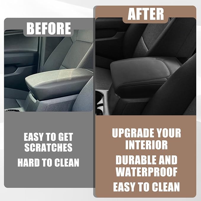 Muslogy Center Console Armrest Cover Compatible - Image 5