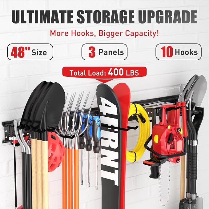 Garage Tool Organizer Wall Mount 48 inches - Image 2