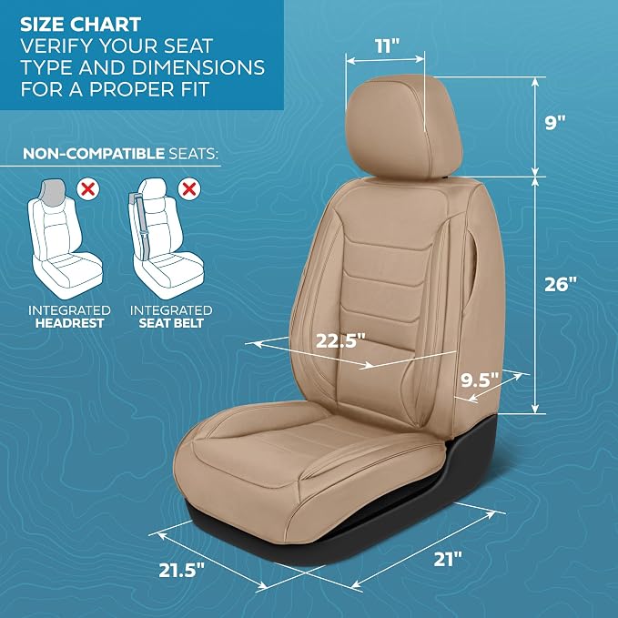 Elite Edition Faux Leather Seat Covers - Image 2