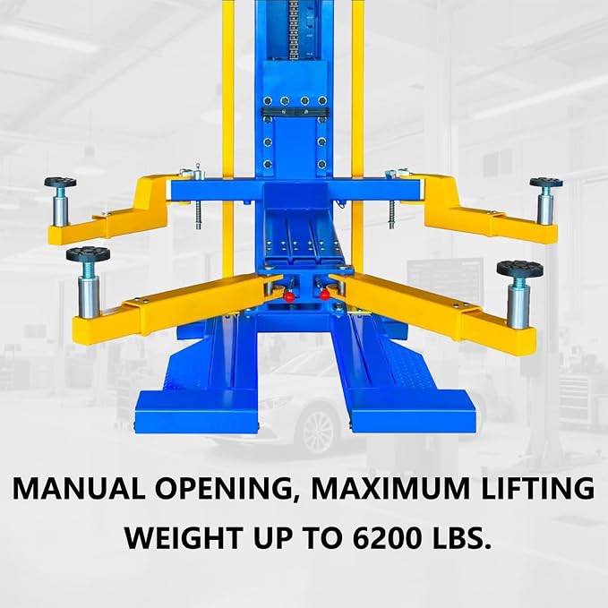 Car Lift Single/2 Post Auto Lifts, 6200/9000/10000LBS Capacity, 240V Hydraulic - Image 4