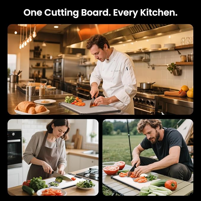 Premium 316 Stainless Steel Cutting Board - Image 9