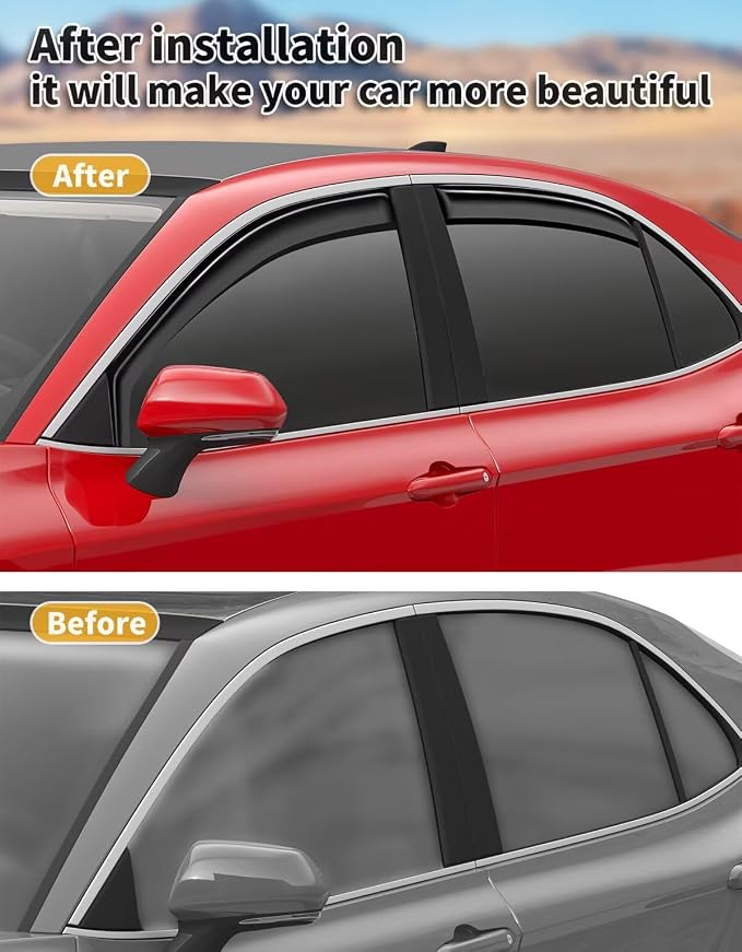 in-Channel Window Rain Guards Fit - Image 5