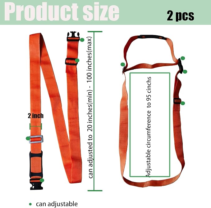 1-2 Person Lifting and Moving Straps Lift, Move and Carry Boxes, Appliances - Image 2
