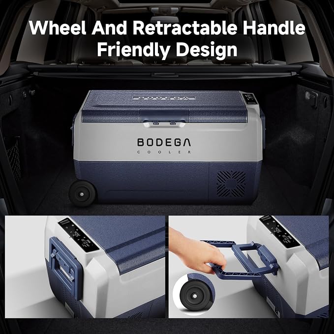 BODEGACOOLER 12 Volt Car Refrigerator, 38 Quart Portable Freezer Fridge - Image 7
