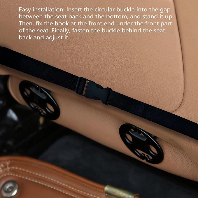 Leather Bottom Car Seat Covers, Front Seat Only Black Ice Silk Car Seat Cushion - Image 6