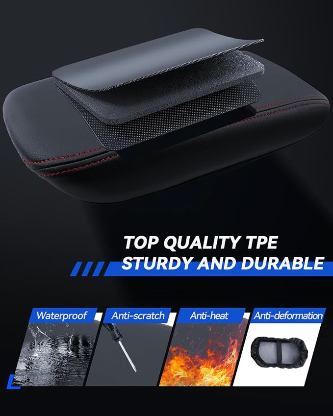 Armrest Cover for Chevy Trailblazer 2021 2022 2023 2024 2025 2026 Accessories - Image 6