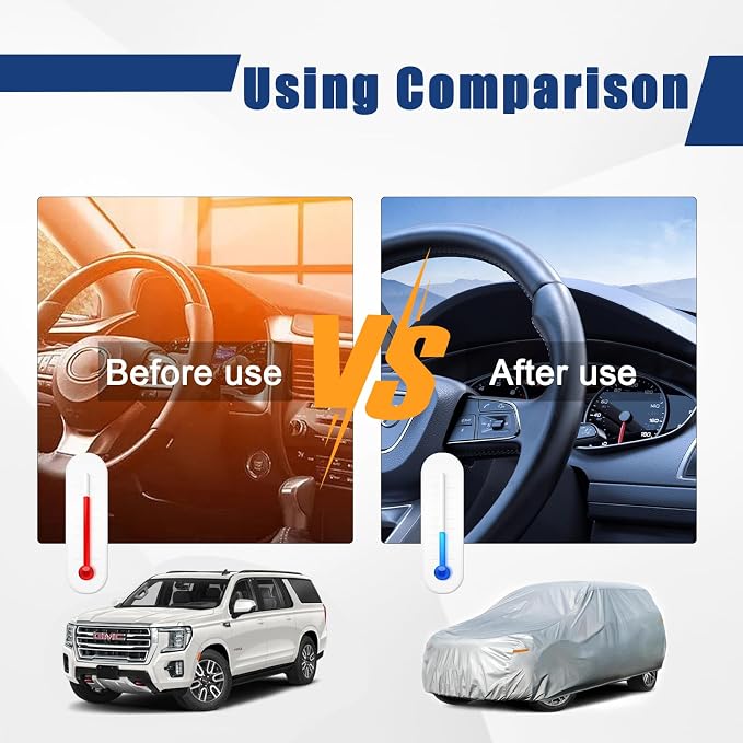 Kayme 6 Layers SUV Car Cover Custom Fit - Image 4