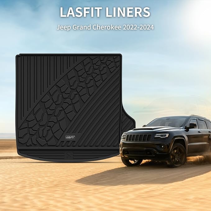 LASFIT Trunk Mat for Jeep Grand Cherokee 2022-2025 5-Seat All Weather TPE - Image 8