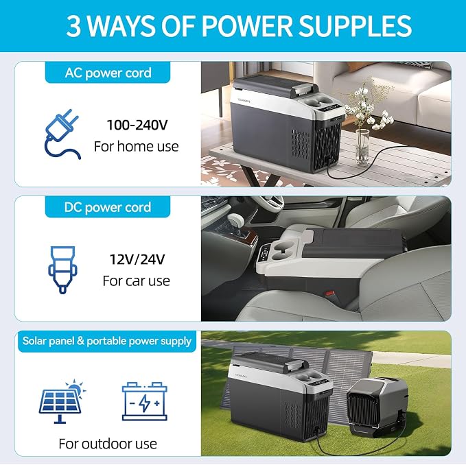 12 Volt Center Console Fridge, Car Refrigerator 16QT Cooler, Portable Car - Image 8