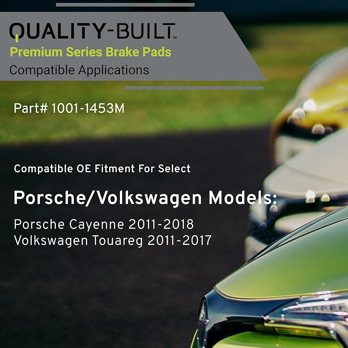 Premium Semi-Metallic Rear Brake Pads Compatible - Image 3