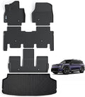 Floor Mats & Trunk Mat for KIA EV9 2024 2025 2026 6-Seats Version-2 Row Bucket by SANBAN-AXE
