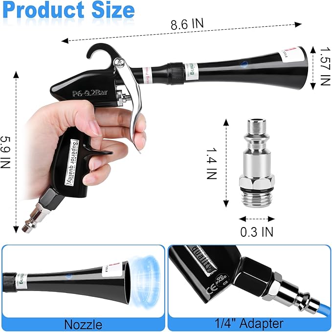 Air Blow Gun Car Detailing Dry Cleaning Gun - Image 2