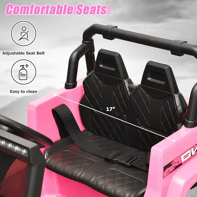 INFANS Ride on Car Truck with 2.4G Remote Control, 12V Battery Powered Electric - Image 9