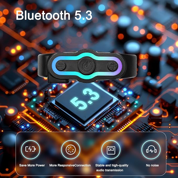 Motorcycle Helmet Bluetooth Headset Motorcycle Helmet Speaker IPX6 Waterproof - Image 7
