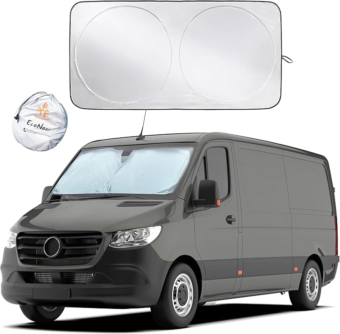 EcoNour Foldable Sunshade for Car Windshield | Dashboard Shield for Your by EcoNour