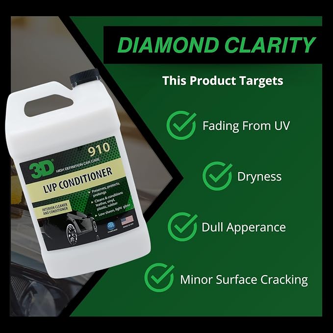 3D Leather, Vinyl & Plastic Conditioner | Restores, Conditions & Protects Car - Image 3