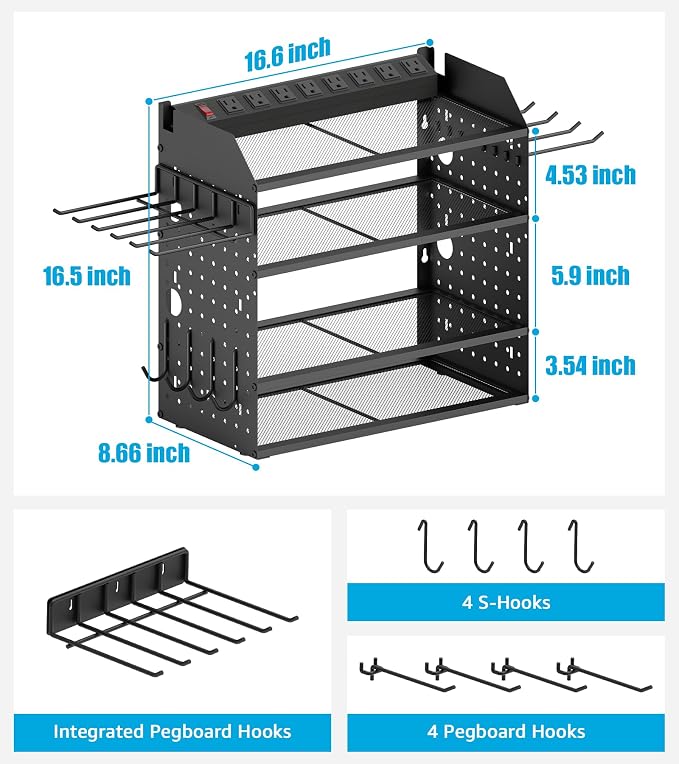 CCCEI Modular Desk Power Tools Organizer - Image 6