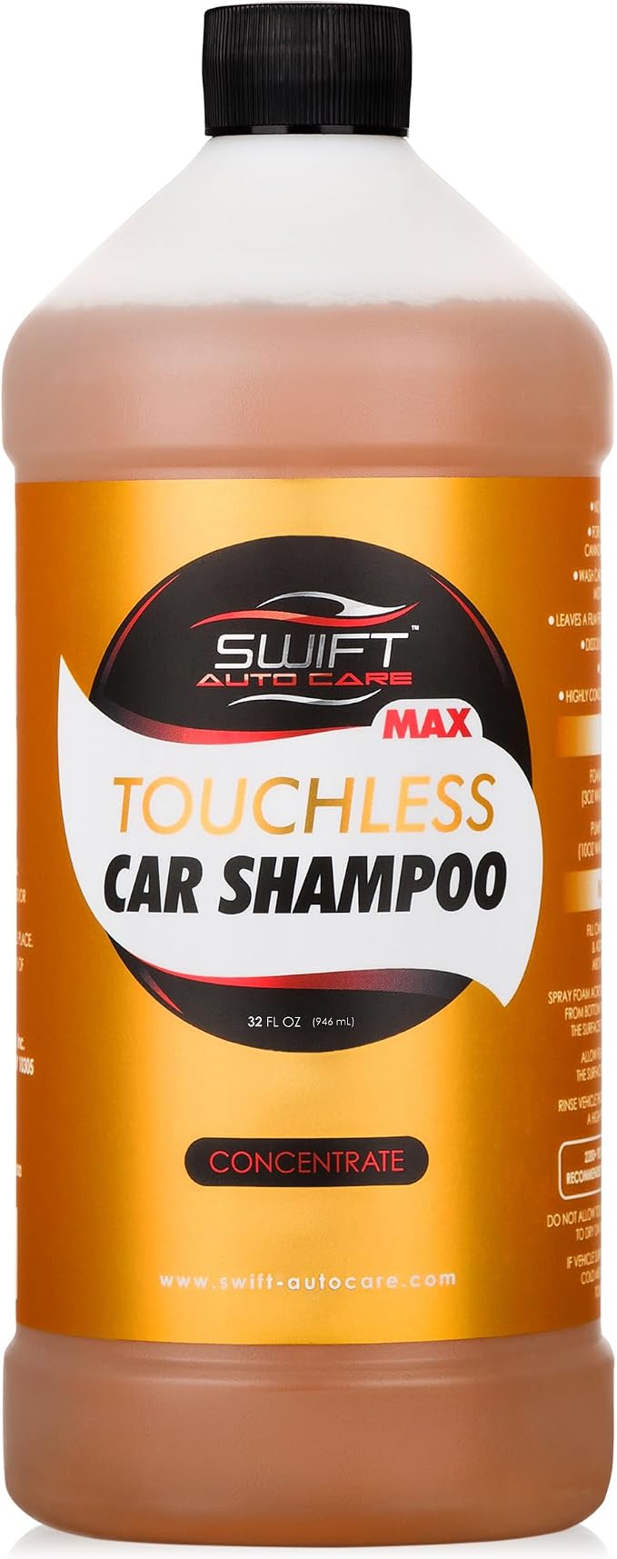 Swift Touchless Car Shampoo MAX Concentrate by Swift+Auto+Care