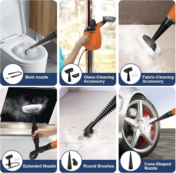 Steam Cleaner, Steam Cleaner for Home, Handheld Steam Cleaner - Image 6