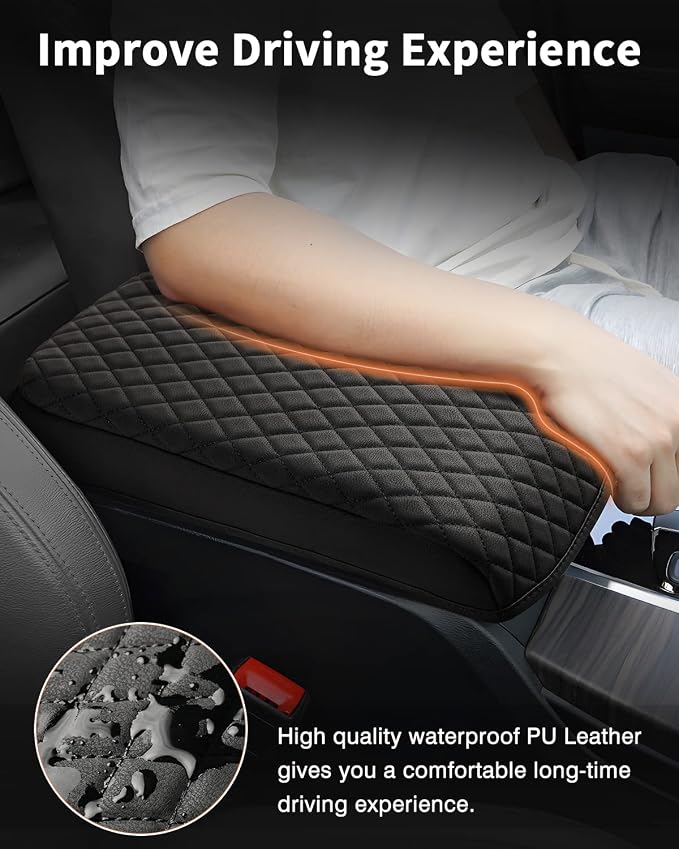 Shademax BMW X3 Center Console Cover, Armrest Cover Cushion Pad - Image 4