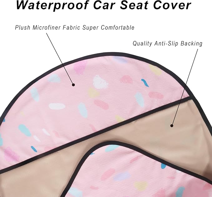 Car Seat Cover Protector Front Seats, - Image 5