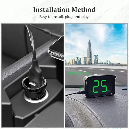 GPS Speedometer Digital Speedometer Cars Heads Up Display Y03 - Image 7