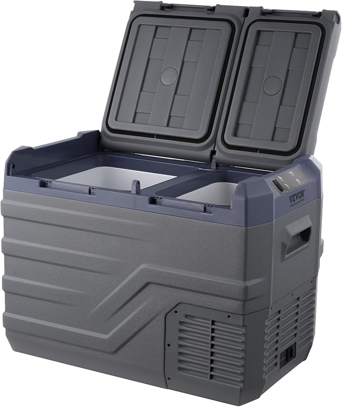 VEVOR NLS45, 12 Volt Car Refrigerator Fridge, 32 L Dual Zone Portable Freezer - Image 9