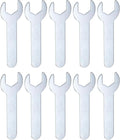 HARFINGTON 10pcs Small Wrench 14x70x1.5mm Metric U-Shaped Single Open Ended by HARFINGTON