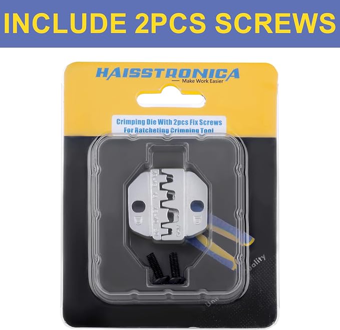 haisstronica Crimping Die for Open Barrel Terminals, 20-10 AWG - Image 5