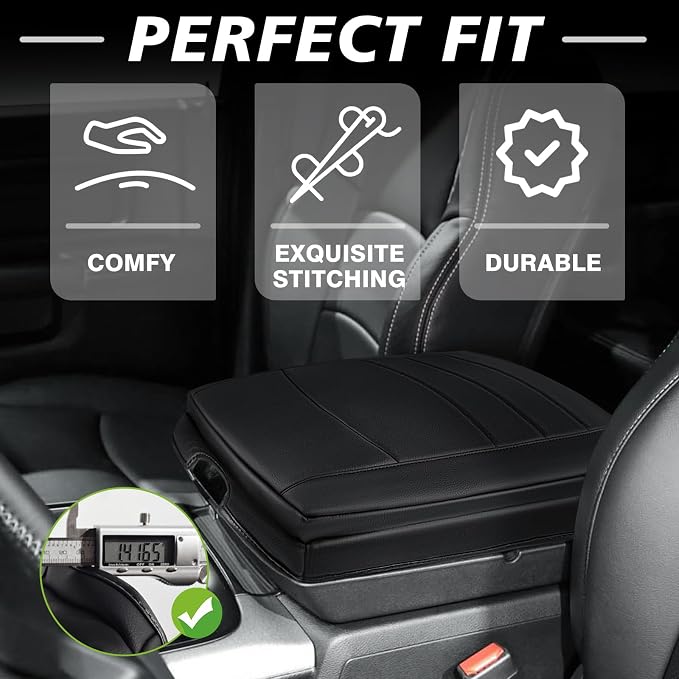 Muslogy Center Console Armrest Cover Compatible - Image 5