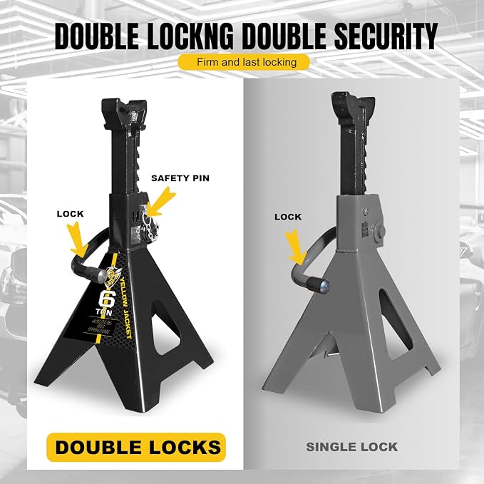 YELLOW JACKET Jack Stands 6 Ton - Image 3