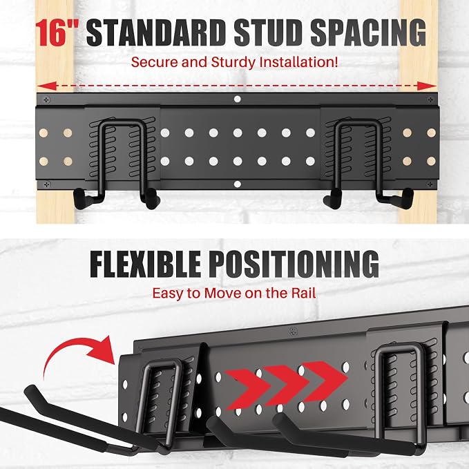 Garage Tool Organizer Wall Mount 48 inches - Image 8