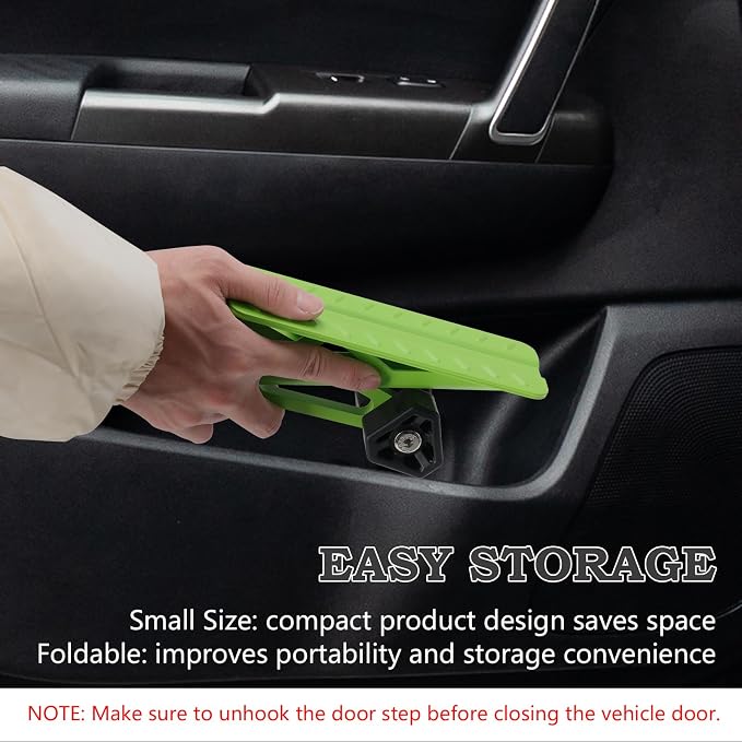 COWVIE Foldable Car Door Step Stand Pedal - Image 6