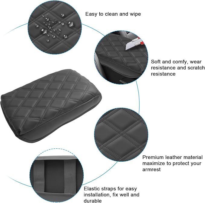 SXCY for 2025 Chevy Equinox Armrest Cover Pad for Equinox 2025 Center Console - Image 5