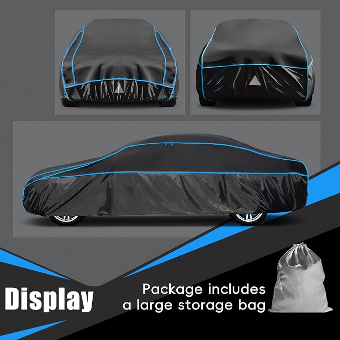 Hail Protector Car Cover, Outdoor Anti Hail Car Covers Thick Multi-Layered EVA - Image 5