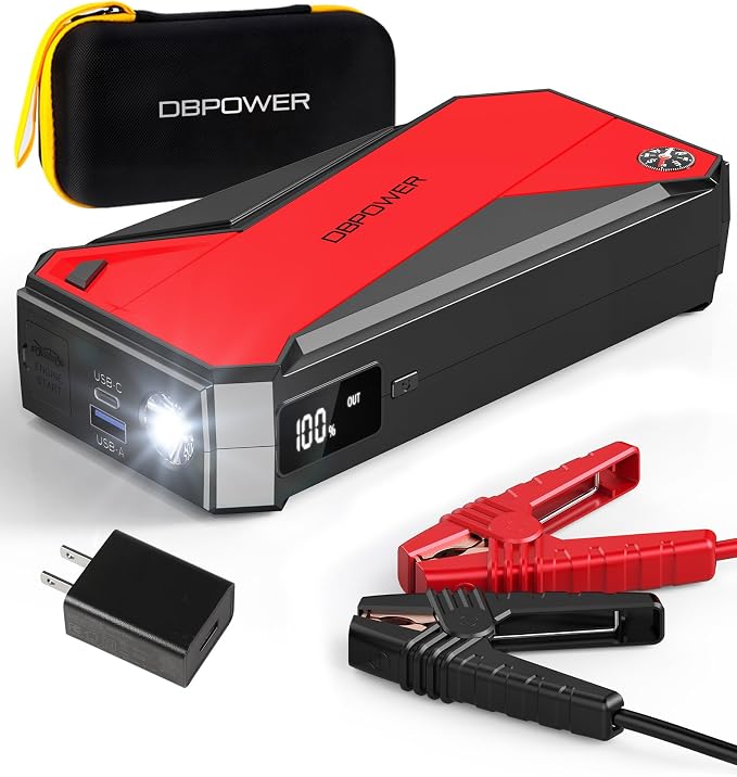 DBPOWER Peak 3000A 18000mAh Portable Car Jump Starter Battery Booster by DBPOWER
