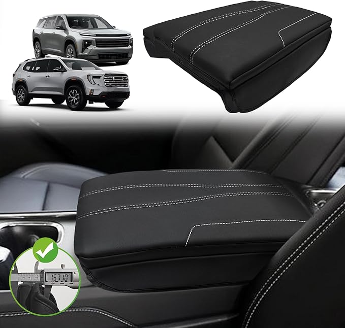 Muslogy Center Console Cover 1-Inch Extra Thick Armrest Pad Compatible by Muslogy