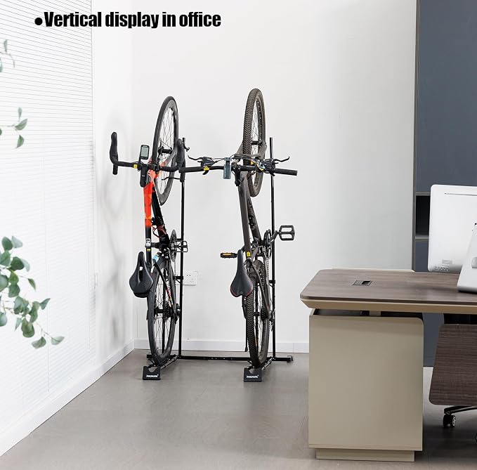 Bike Stand, Vertical Bike Rack For Indoor Bike Storage, Upright Bicycle Stand - Image 2