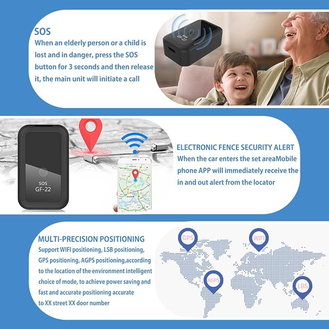 2025 New Model GPS Tracker for Vehicles, GPS Strong Magnetic Car Anti-Lost - Image 3
