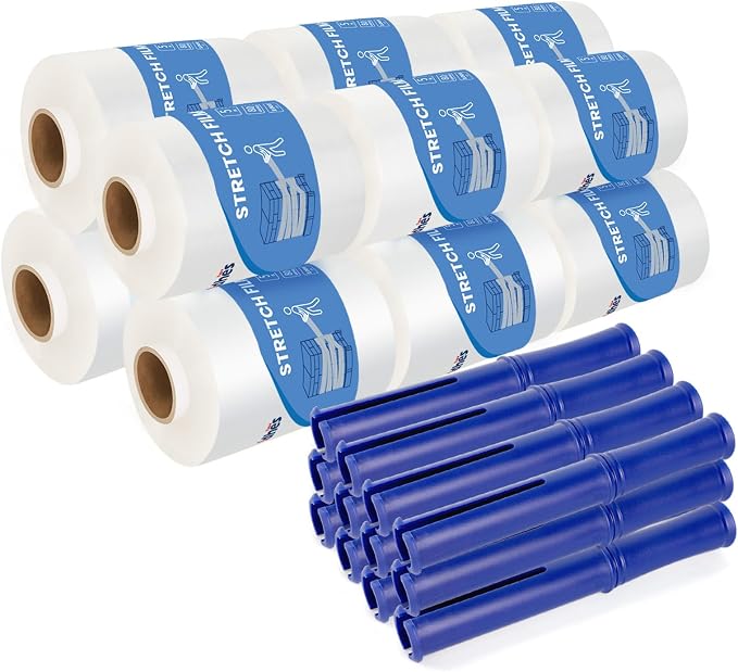 ADHES Mini Hand Stretch Wrap Film, 5 Inch x 1000 Feet, Shrink Wrap Roll - Image 7