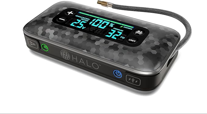HALO Bolt Ultimate 3 Portable Car Battery Jump Starter | 130 PSI Air Compressor - Image 2