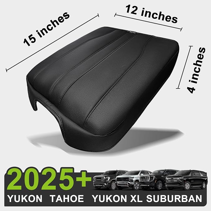 Muslogy Center Console Armrest Cover Compatible - Image 2