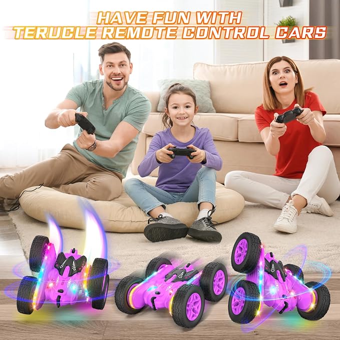 Remote Control Car, Rc Cars Stunt RC Car Toys New Upgraded Strip Lights and - Image 5